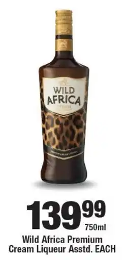 OK Liquor Wild Africa Premium Cream Liqueur offer