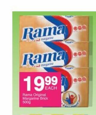 Save Rama Original Margarine Brick 500g offer