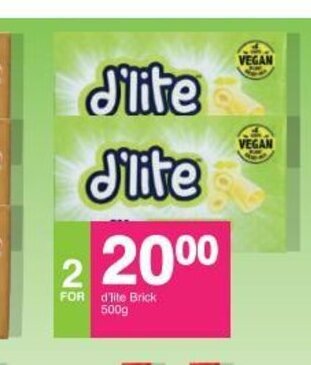 Save d'Lite Brick 500g offer