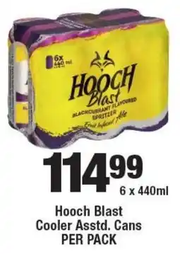 OK Liquor Hooch Blast Cooler Cans offer