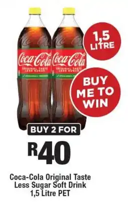 OK Liquor Coca-Cola Original Taste Less Sugar Soft Drink offer