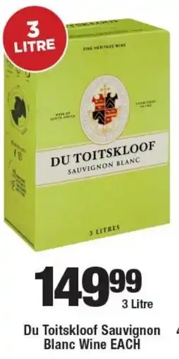 OK Liquor Du Toitskloof Sauvignon Blanc Wine offer