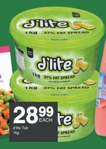 Save d'Lite Tub 1kg offer