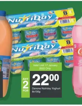 Save Danone Nutriday Yoghurt 8x100g offer