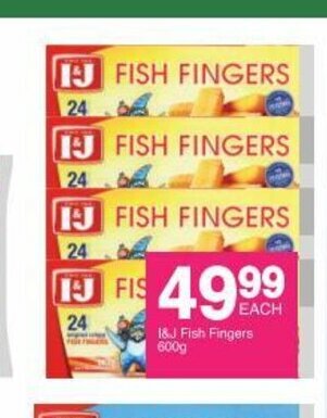 Save I&J Fish Fingers 600g offer