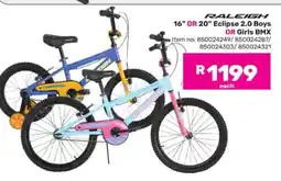 Game Raleigh 16 OR 20 Eclipse 2.0 Boys OR Girls BMX offer