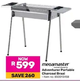 Game Megamaster Adventurer Portable Charcoal Braai offer