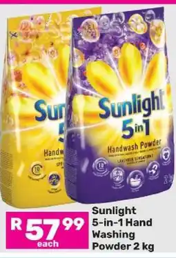 Game Sunlight 5-in-1 Hand Washing Powder 2 kg offer