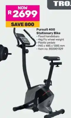 Game Pursuit 400 Stationary Bike offer