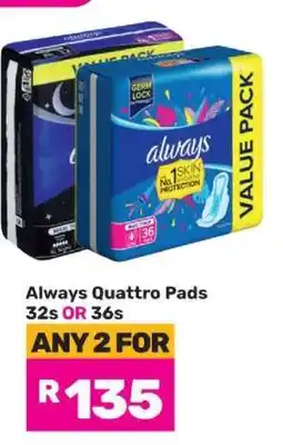 Game Always Quattro Pads 32s OR 36s offer