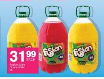 Save Fusion Juice Concentrate 5lt offer