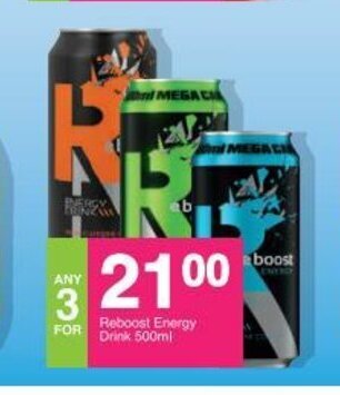 Save Reboost Energy Drink 500ml offer