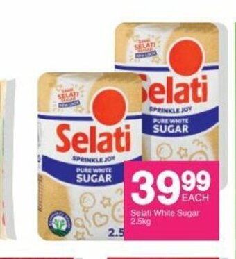 Save Selati White Sugar 2.5kg offer