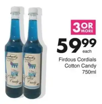 Save Hyper Firdous Cordials Cotton Candy offer
