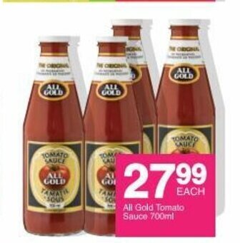 Save All Gold Tomato Sauce 700ml offer