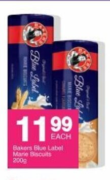 Bakers Blue Label Marie Biscuits 200g