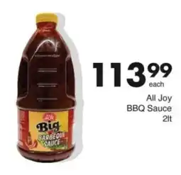 Save Hyper All Joy BBQ Sauce offer