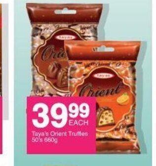 Save Taya's Orient Truffles 50's 660g offer