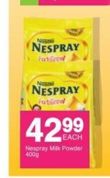 Save Nespray Milk Powder 400g offer