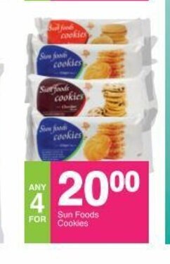 Save Sun Foods Cookies offer