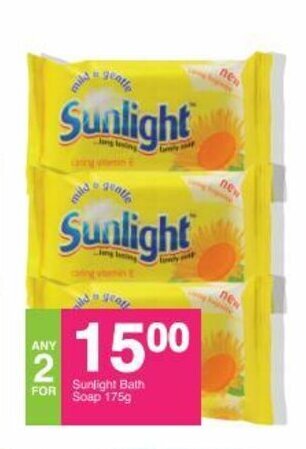 Save Sunlight Bath Soap 175g offer