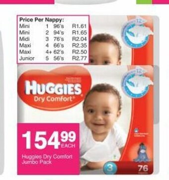 Huggies Dry Comfort Jumbo Pack