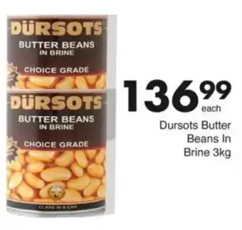 Save Hyper Dursots Butter Beans In Brine offer