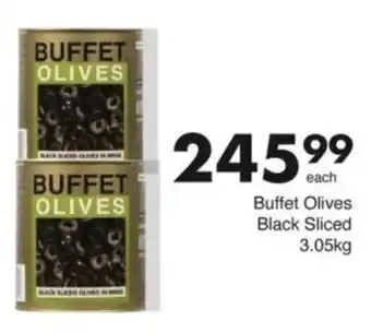 Save Hyper Buffet Olives Black Sliced offer