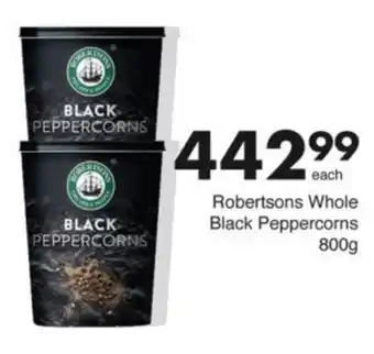 Save Hyper Robertsons Whole Black Peppercorns offer
