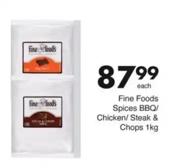 Save Hyper Fine Foods Spices BBQ/ Chicken/ Steak & Chops offer