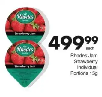 Save Hyper Rhodes Jam Strawberry Individual Portions offer