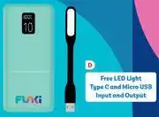 PEP Funki 10000 mAh Powerbank Pastille + Light offer