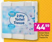 Game Great value 2 Ply Toilet Tissue-9's Pack offer