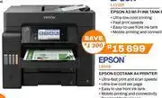 Expert Epson Ecotank A4 Printer L6550 offer