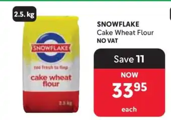 Makro SNOWFLAKE CAKE WHEAT FLOUR offer