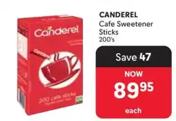 Makro CANDEREL Cafe Sweetener Sticks 200's offer