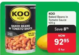 Makro Koo Baked Beans in Tomato Sauce offer
