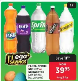Makro FANTA, SPRITE, STONEY or SCHWEPPES offer