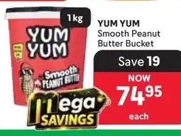 Makro YUM YUM Smooth Peanut Butter Bucket offer