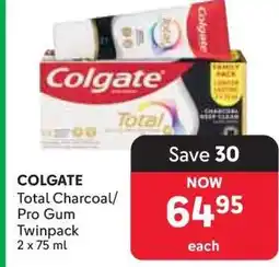Makro COLGATE Total Charcoal/Pro Gum Twinpack offer