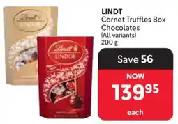 Makro LINDT Cornet Truffles Box Chocolates offer