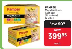 Makro Pamper Mega Multipack Cat Food offer