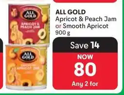 Makro ALL GOLD Apricot & Peach Jam or Smooth Apricot offer