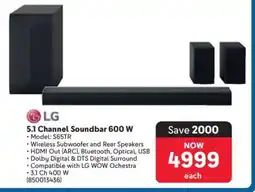 Makro LG 5.1 Channel Soundbar 600 W offer