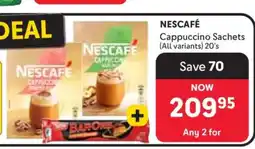 Makro NESCAFÉ Cappuccino Sachets offer