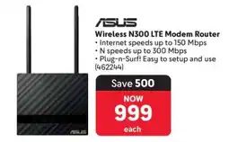 Makro ASUS Wireless N300 LTE Modem Router offer