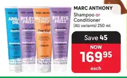 Makro MARC ANTHONY Shampoo or Conditioner offer