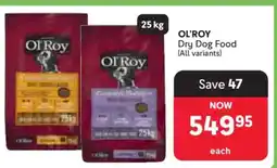 Makro OL'ROY Dry Dog Food offer