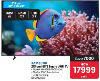Makro Samsung 215 cm (85) Smart UHD TV offer
