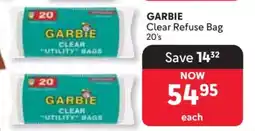 Makro GARBIE Clear Refuse Bag 20's offer
